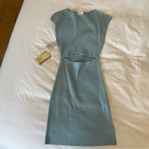 NWT Wilfred Free Cut Out Knit Mini Dress